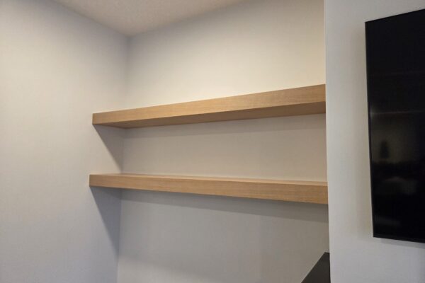 Custom-shelves-built-in-walnut-fireplace Custom-shelves-built-in-walnut-fireplace